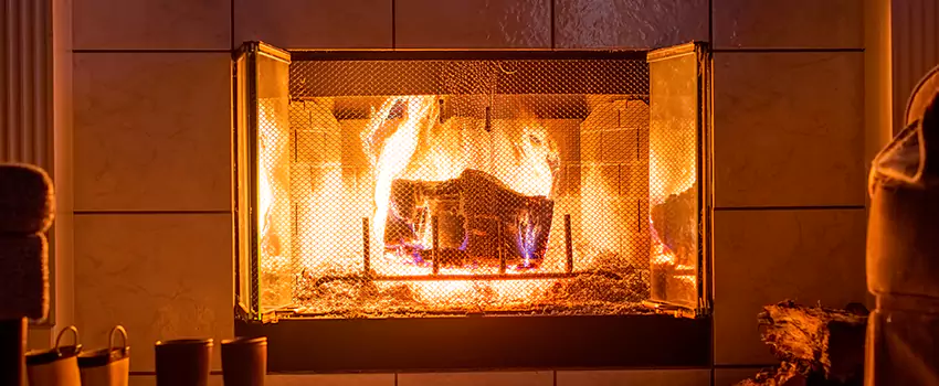 Mendota Hearth Landscape Fireplace Installation in Eustis, Florida