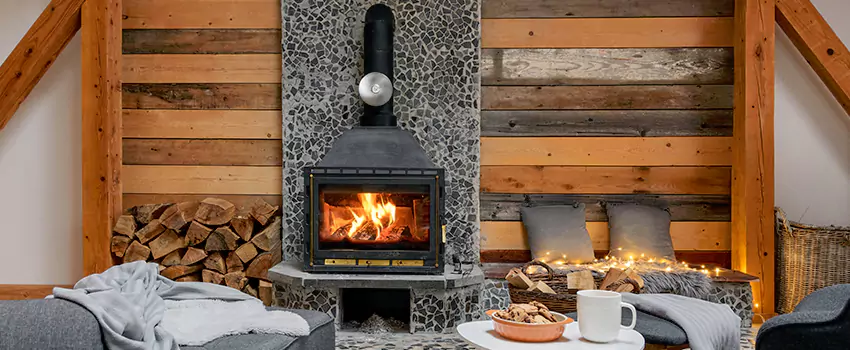 Thelin Hearth Products Direct Vent Gas Stove Fireplace Inspection in Eustis, Florida